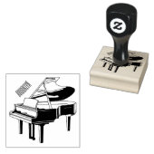 Tampons Encreurs Illustration de piano (Tamponné)