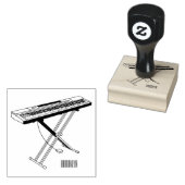 Tampons Encreurs Illustration de piano clavier (Tamponné)