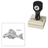 Tampons Encreurs Illustration de poisson Pleco (Tamponné)