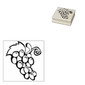 Tampons Encreurs illustration de raisins timbre (Tamponné)