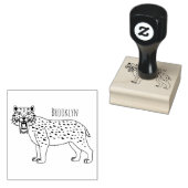 Tampons Encreurs Illustration de tigre à dents de sabre (Tamponné)