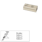 Tampons Encreurs Illustration d'oiseau de jay bleu (Tamponné)