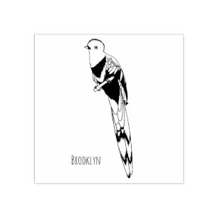 Tampons Encreurs Illustration d'oiseau de quetzal resplendissant