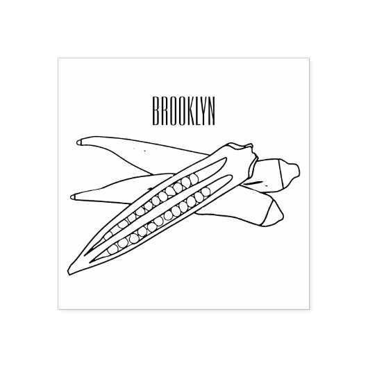 Tampons Encreurs Illustration d'Okra (Impression)