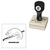 Tampons Encreurs Illustration du caméléon de la parson (Tamponné)