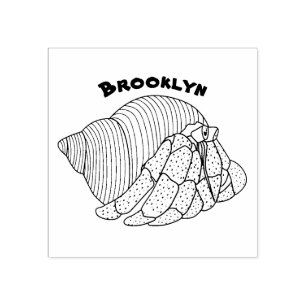 Tampons Encreurs Illustration du crabe mignon