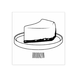 Tampons Encreurs Illustration du dessin animé Cheesecake