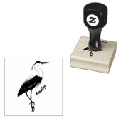 Tampons Encreurs Illustration du grand héron bleu (Tamponné)