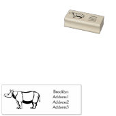 Tampons Encreurs Illustration du rhinocéros de Javan (Tamponné)