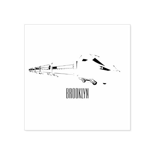 Tampons Encreurs Illustration du train à balles (Impression)