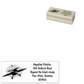 Tampons Encreurs Illustration d'un avion rouge volant mignon (Tamponné)