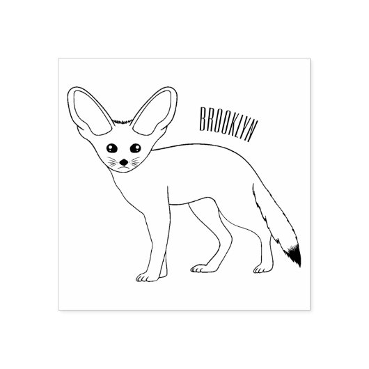 Tampons Encreurs Illustration Fennec fox (Impression)