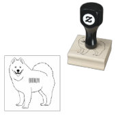 Tampons Encreurs Illustration Samoyed dog (Tamponné)