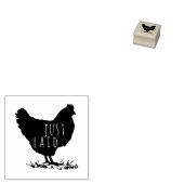Tampons Encreurs Illustration simple du poulet Timbre d'oeuf person (Tamponné)