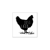 Tampons Encreurs Illustration simple du poulet Timbre d'oeuf person (Impression)