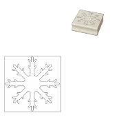 Tampons Encreurs Illustration Snowflake timbre art motif (Tamponné)