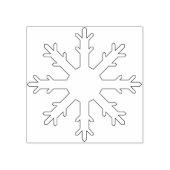 Tampons Encreurs Illustration Snowflake timbre art motif (Impression)