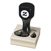 Tampons Encreurs Illustration végétale de caricature à l'ail mignon (Tampon)