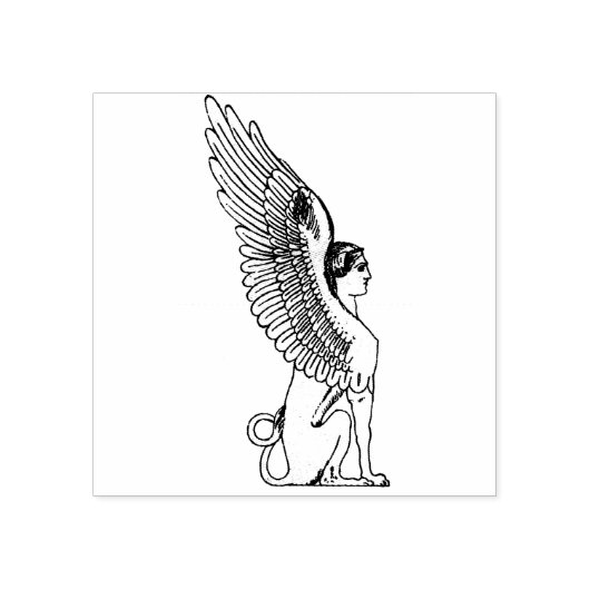Tampons Encreurs Illustration vintage Sphinx (Impression)