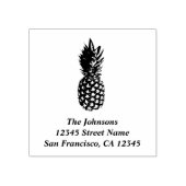 Tampons Encreurs Impression d'ananas timbres d'adresse en caoutchou (Impression)