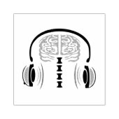 Tampons Encreurs Infirmière Gris Cerveau Écouter la chanson (Impression)