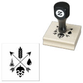 Tampons Encreurs Ingrédients de bière (Tamponné)