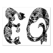 Tampons Encreurs Initiales de monogramme en langue anglaise de chat (Impression)