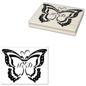 Tampons Encreurs Initiales personnalisées Grand Timbre en caoutchou (Tamponné)