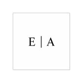 Tampons Encreurs Initiales simples du logo du Mariage Monogramme (Impression)