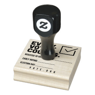 Tampons Encreurs Inscrivez-vous au timbre Vote USA
