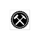 Tampons Encreurs Insigne marteau de pierre du géologue (Impression)