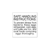 TAMPONS ENCREURS INSTRUCTION DE MANIPULATION EN SÉCURITÉ OBLIGATOIR (Impression)