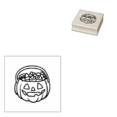 Tampons Encreurs Jack OLantern Bouche de bonbons Halloween Timbre e (Tamponné)