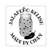 Tampons Encreurs Jalapeno Jalapeño Poivre Chaud Relish Fabriqué Par (Impression)