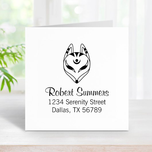 Tampons Encreurs Japonais Kitsune Fox Mask Adresse 3