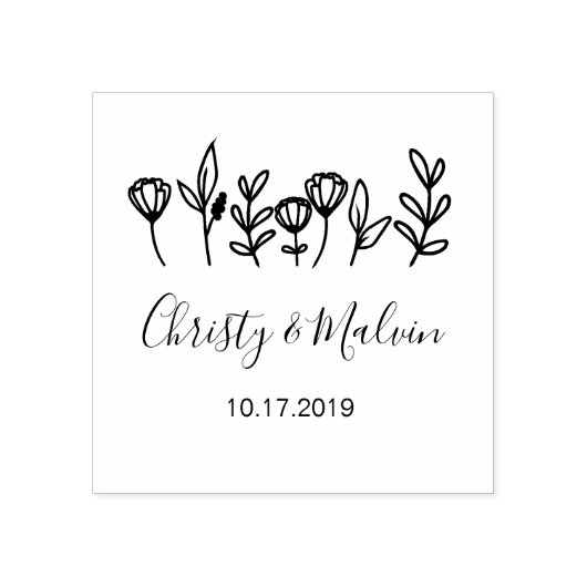 Tampons Encreurs Jardin rustique Enregistrer le logo de la date Lib (Impression)