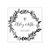 Tampons Encreurs Jardin rustique Enregistrer le logo rond de date A (Impression)