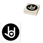 Tampons Encreurs Je T'Aime Cercle (Tamponné)