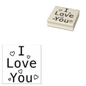 Tampons Encreurs Je t'aime les coeurs (Tamponné)