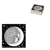 Tampons Encreurs Je T'Aime Sur La Lune Et De Retour (Tamponné)