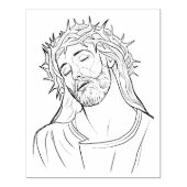 Tampons Encreurs Jesus buste 2 illustration Timbre d'art motif (Impression)