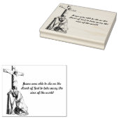Tampons Encreurs Jésus Christ traverse Agneau de Dieu Citation (Tamponné)