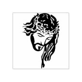 Tampons Encreurs Jésus Couronne d'épines Bois d'art Timbre en caout (Impression)