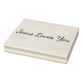 Tampons Encreurs Jésus Vous Aime Artisanat Scrapbook Bible Timbre