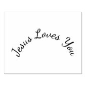 Tampons Encreurs Jésus Vous Aime Bouteille D'Artisanat De Design Ro (Impression)