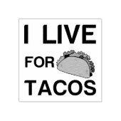 TAMPONS ENCREURS J'HABITE POUR LES TACOS (Impression)