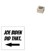 Tampons Encreurs Joe Biden A Fait Ce Timbre En Caoutchouc (Tamponné)