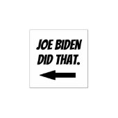 Tampons Encreurs Joe Biden A Fait Ce Timbre En Caoutchouc (Impression)