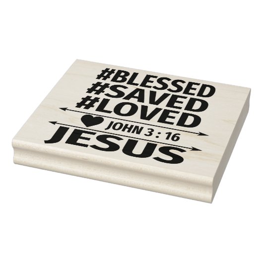 Tampons Encreurs John 3:16 Timbre en caoutchouc (Tampon)
