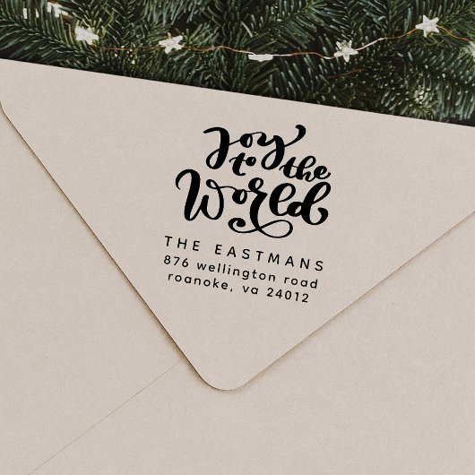 Tampons Encreurs Joie au monde auto-encorbellement en caoutchouc